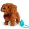 Tobar: Animigos Curly Cockapoo - Brown - Cuddly Animated Plush Pet, Walks-Barks-Wags Tail, Grooming Brush, Fun Interactive Toy, Toddlers & Kids 18Mo+